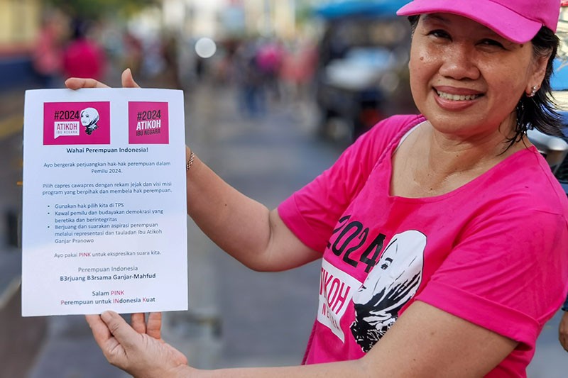 Aksi Relawan Ganjar-Mahfud, PINK Movement Mendorong Partisipasi Pemilih Perempuan - Bagian 5