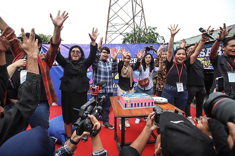 Momen Bahagia Anak-Anak Disabilitas bersama Siti Atikoh di Bumi Pospera Jatinegara - Bagian 2