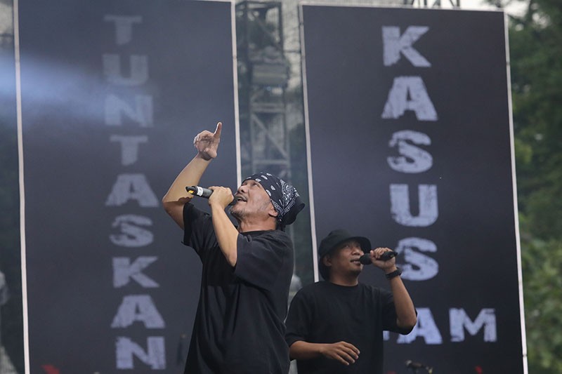 Panggung Rakyat Bongkar Suarakan Desakan Penyelesaian Kasus Pelanggaran HAM - Bagian 1