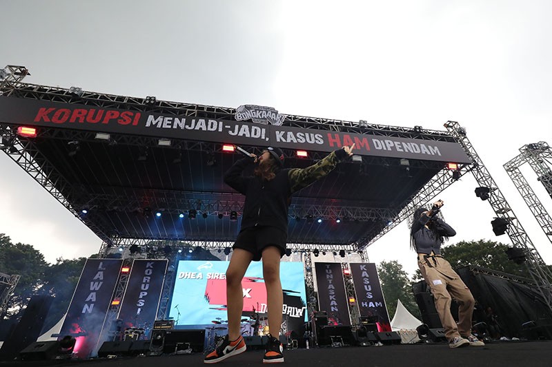 Panggung Rakyat Bongkar Suarakan Desakan Penyelesaian Kasus Pelanggaran HAM - Bagian 4