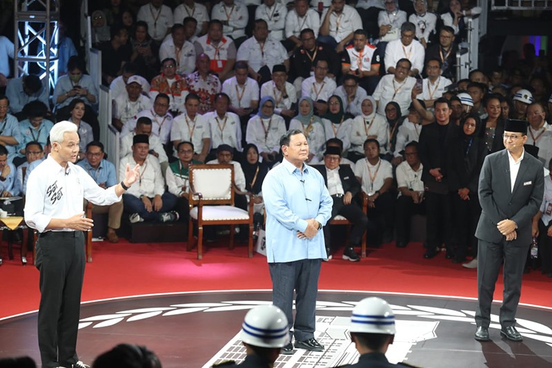 Ekspresi 3 Capres Debat Perdana - Bagian 2