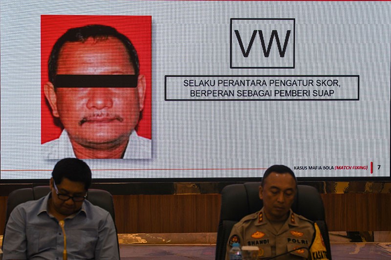 Penampakan Tersangka Kasus Judi Online Sepak Bola - Bagian 2