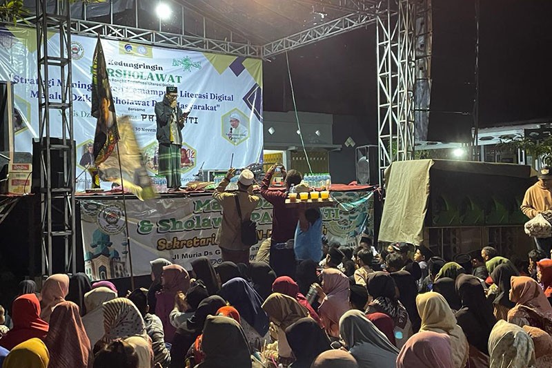 Dzikir dan Sholawat Warnai Kegiatan Literasi Digital di Nganjuk - Bagian 1
