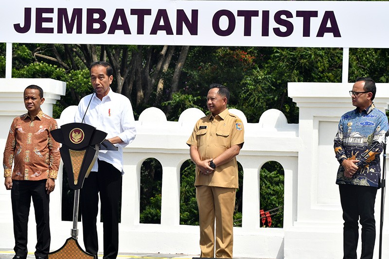 Presiden Jokowi Resmikan Jembatan Otista untuk Atasi Kemacetan Kota Bogor - Bagian 1