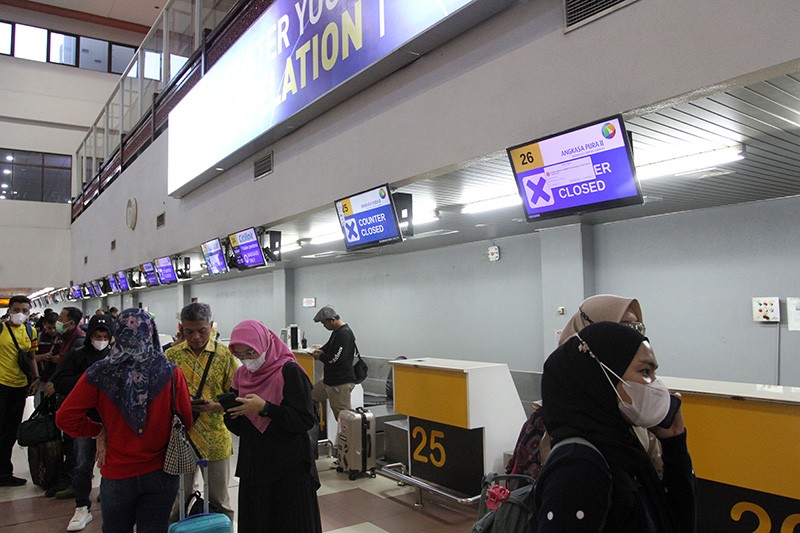 Suasana Bandara Minangkabau Tutup Sementara Imbas Erupsi Gunung Marapi - Bagian 1