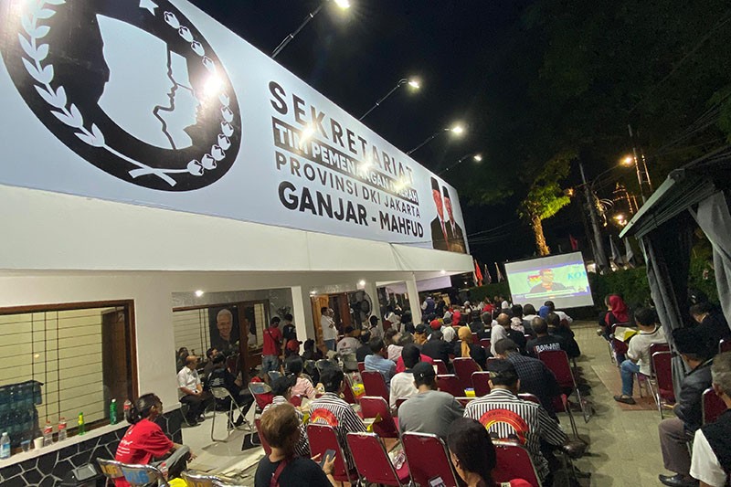 TPD DKI Jakarta Ganjar-Mahfud Gelar Nobar Debat Cawapres - Bagian 3