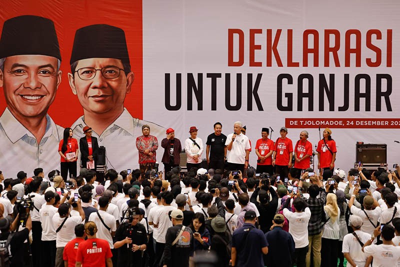 Belasan Ribu Pesilat Deklarasi Dukung Ganjar-Mahfud pada Pilpres 2024 - Bagian 1