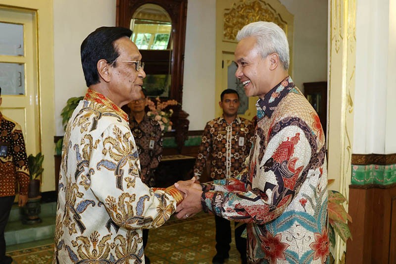 Minta Nasihat dan Doa Restu, Ganjar Pranowo Temui Sri Sultan HB X di Yogya - Bagian 1