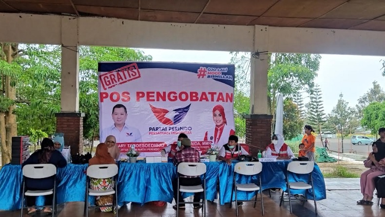 Gelar Pengobatan Gratis, Ketua DPP Perindo: Musim Pancaroba Banyak yang Sakit