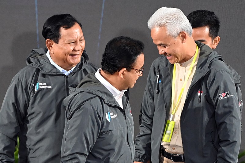 Paku Integritas 3 Pasangan Capres-Cawapres Komitmen Berantas Korupsi - Bagian 2