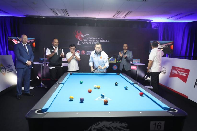 HT Buka Turnamen Biliar Indonesia International Open 2024, Total Hadiah USD 100.000  - Bagian 2