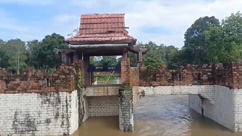 Situs Percandian Muarojambi Terendam Banjir, 1 Area Terpaksa Ditutup