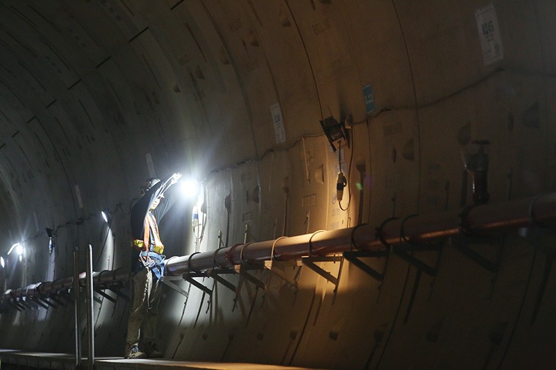 Penampakan Terowongan Bawah Tanah MRT Jakarta Fase 2A - Bagian 3