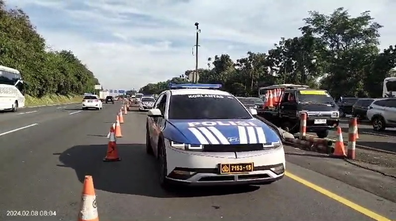 Arus Balik 2024, Contraflow di Tol Japek Berlaku Malam Ini