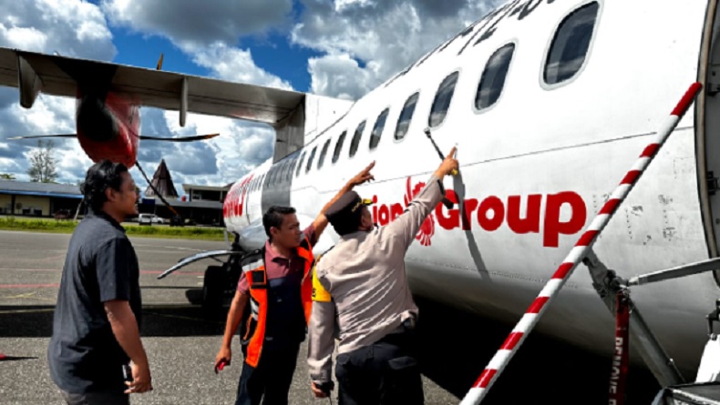 Breaking News: KKB Tembak Pesawat Wings Air di Yahukimo