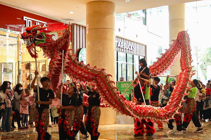 Festival Naga Barongsai di Kota Kasablanka Meriahkan Imlek 2024 - Bagian 1