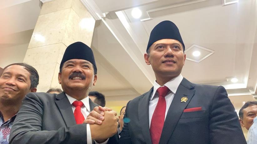 Ekspresi AHY Dilantik Jokowi jadi Menteri ATR/BPN Gantikan Hadi Tjahjanto - Bagian 1