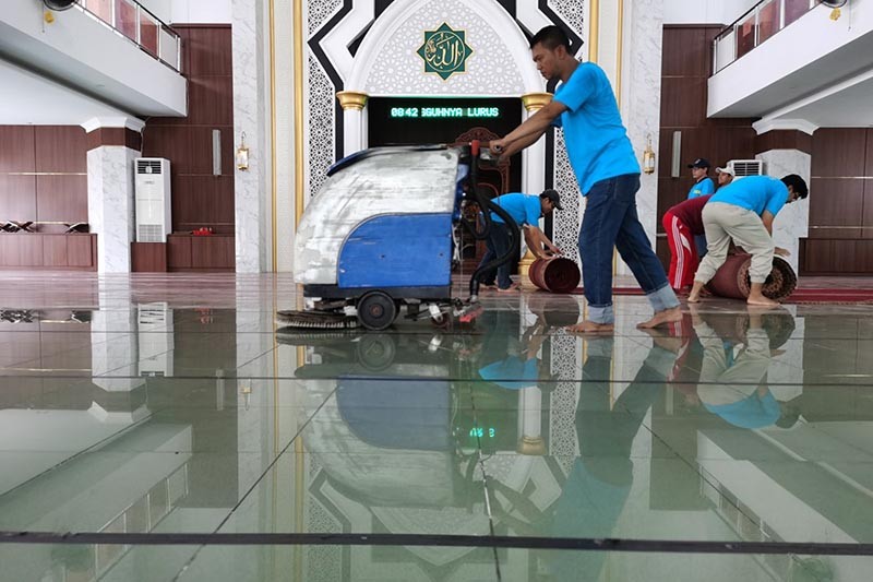 Program Bersih-Bersih Masjid Sambut Ramadhan 2024 - Bagian 1