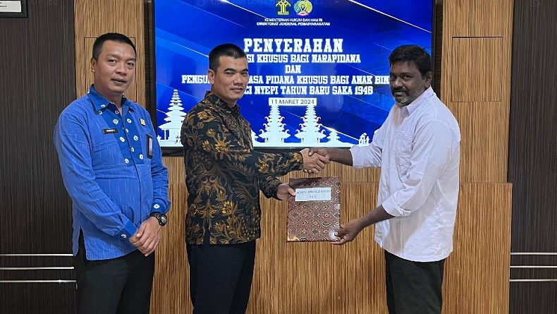 Hari Raya Nyepi, Warga Binaan Lapas Semarang asal Malaysia Dapat Remisi