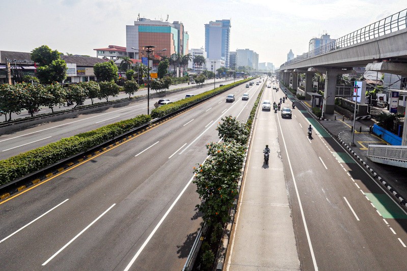 Hari Pertama Ramadan 1445 H, Jalanan Jakarta Lengang Bebas Macet - Bagian 1