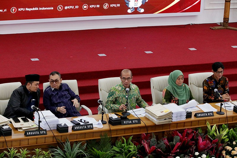 KPU Sahkan Rekapitulasi Suara Pemilu 2024 di 32 Provinsi  - Bagian 1