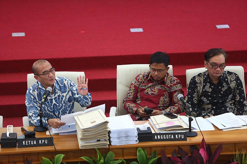 Suasana Pengesahan Suara Pilpres 2024 pada 36 Provinsi Tingkat Nasional - Bagian 3