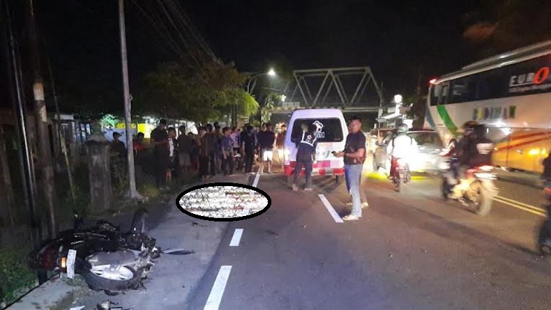 Kecelakaan di Kulonprogo, Truk Tronton Tabrak 2 Motor 1 Pengendara Tewas