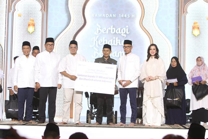 Tebar Berkah Ramadan 1445 H, Mandiri Group Santuni 57.000 Anak Yatim dan Duafa - Bagian 1