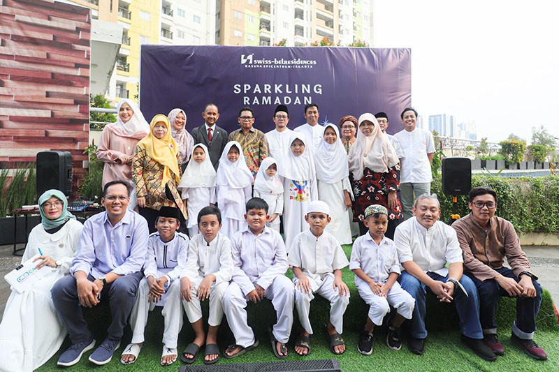 Okezone Berbagi Ajak Anak Panti Asuhan Buka Puasa di Swiss-Belresidences Epicentrum - Bagian 1