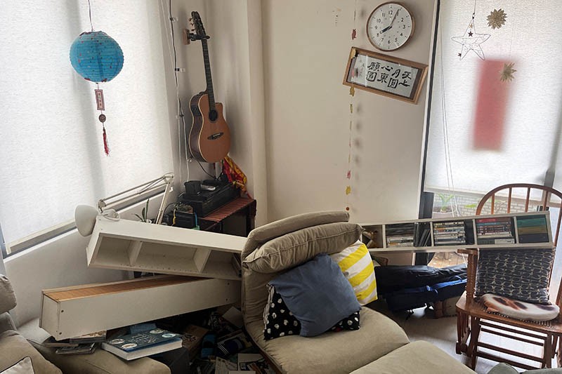 Kondisi Apartemen Warga Taiwan Hancur Diguncang Gempa Magnitudo 7,5 - Bagian 2