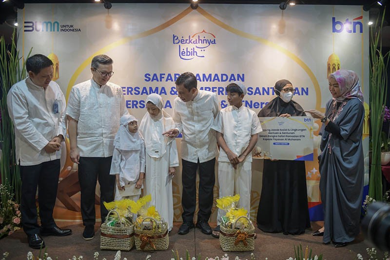 Safari Ramadan, BTN Kembali Berikan Santunan kepada Anak Yatim - Bagian 1