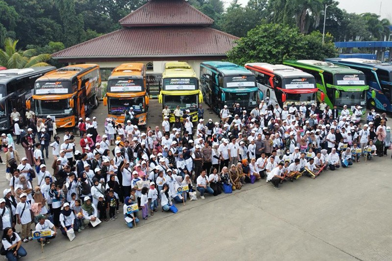 Antusiasme 700 Orang Mudik Gratis ke 3 di Kota Jawa Tengah - Bagian 1