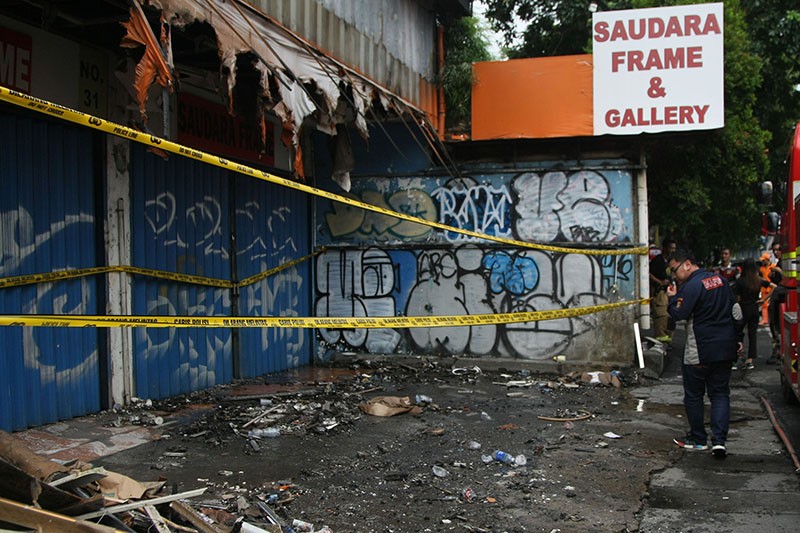 Ini Lokasi Kebakaran Toko Bingkai di Mampang Prapatan, 7 Orang Tewas - Bagian 4