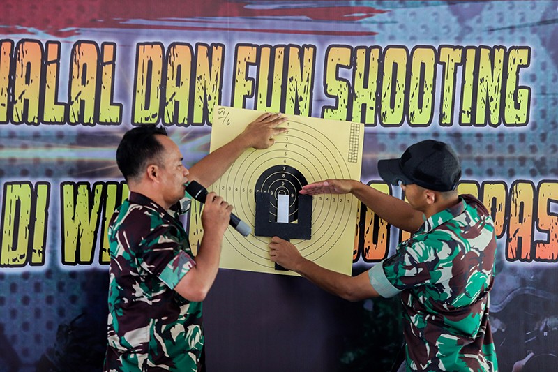Latihan Menembak bersama Danwing 1 Kopasgat TNI AU - Bagian 3