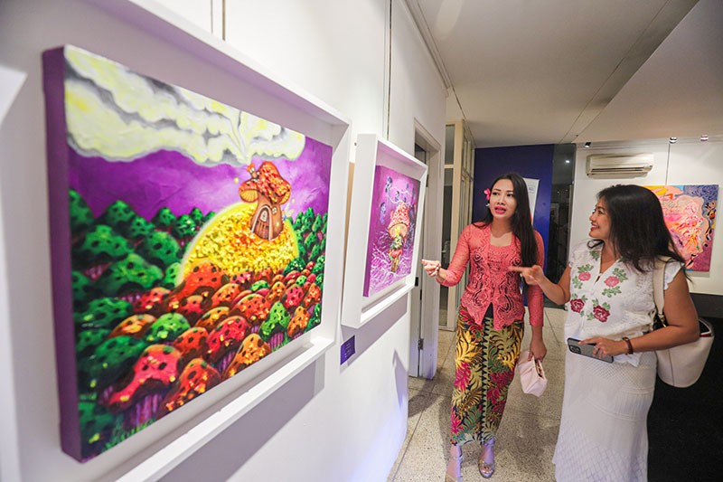 Melihat Pameran Seni Rupa Nouveau Voyage di IFI Wijaya - Bagian 2
