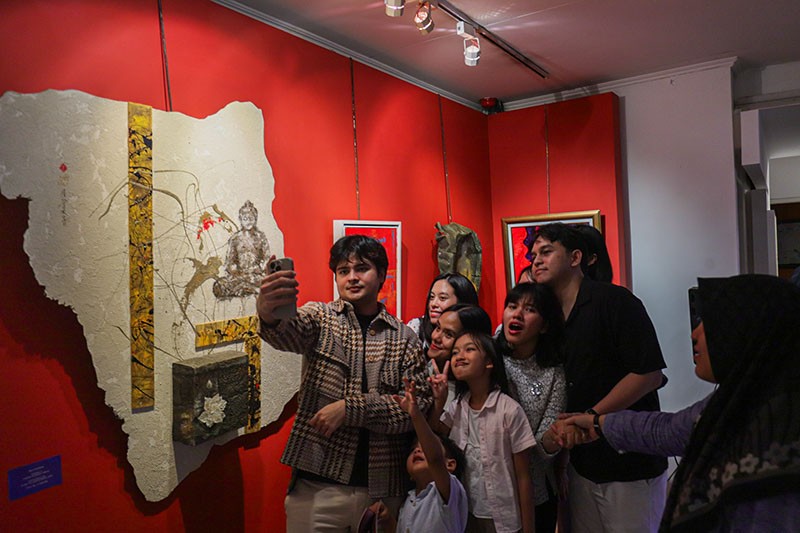 Melihat Pameran Seni Rupa Nouveau Voyage di IFI Wijaya - Bagian 4