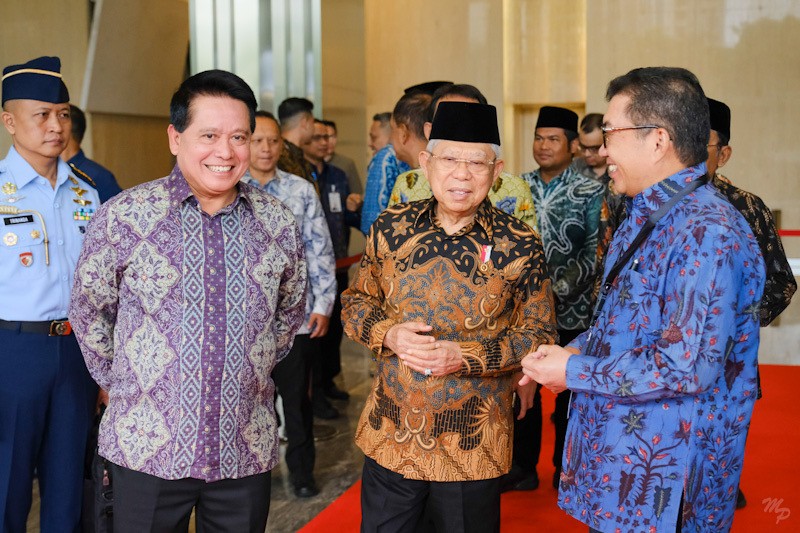 Hadiri Silaturahmi Asbisindo, Wapres Ma'ruf Amin: Bank Syariah Jaga Daya Tahan Ekonomi Saat Ini - Bagian 1