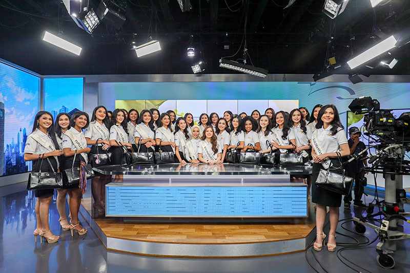 Momen Finalis Miss Indonesia Studio Tour di Televisi dan Radio iNews Media Group - Bagian 2