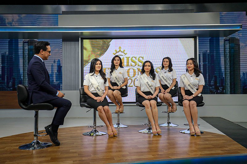 Momen Finalis Miss Indonesia Studio Tour di Televisi dan Radio iNews Media Group - Bagian 3