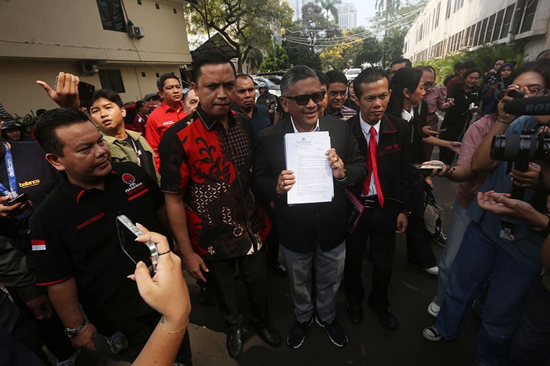 Hasto Kristiyanto Penuhi Panggilan Polda Metro Jaya - Bagian 4