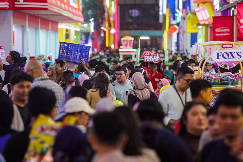 Suasana Jakarta Fair 2024 yang Baru Dibuka Presiden Jokowi - Bagian 1
