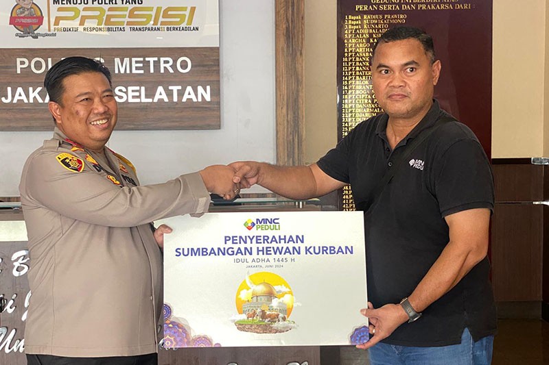 MNC Peduli Salurkan Hewan Kurban ke Polres Jaksel - Bagian 2
