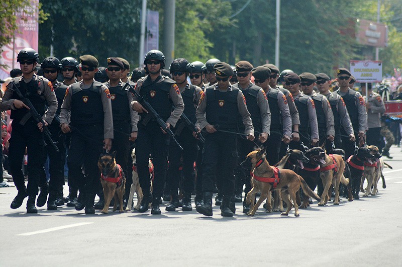 Foto-Foto Kemeriahan HUT Ke-78 Bhayangkara Tingkat Polda Jateng  - Bagian 4