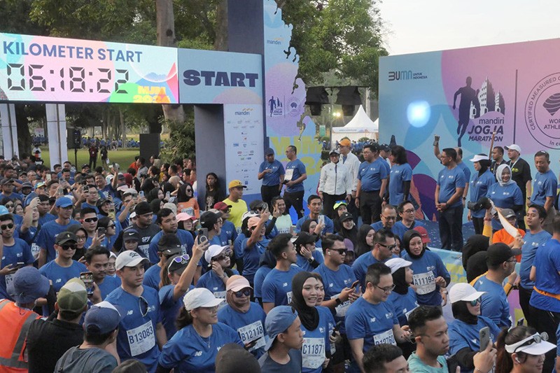 8.000 Pelari Ikuti Mandiri Jogja Marathon 2024 - Bagian 2