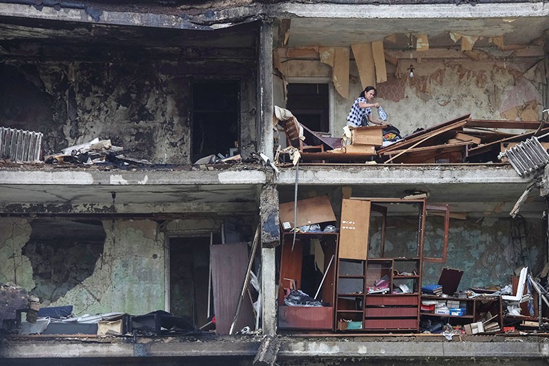 Foto-Foto Serangan Udara Rusia Hancurkan Rumah Sakit Anak di Kyiv Ukraina - Bagian 7