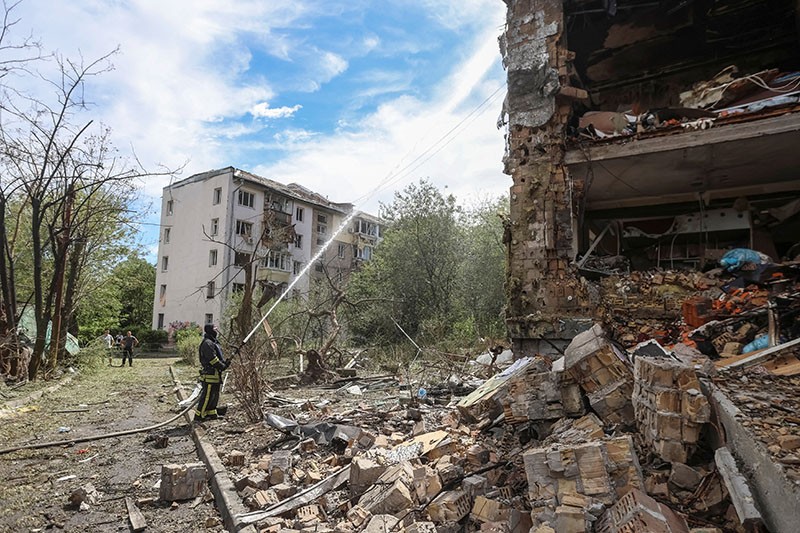 Foto-Foto Serangan Udara Rusia Hancurkan Rumah Sakit Anak di Kyiv Ukraina - Bagian 6