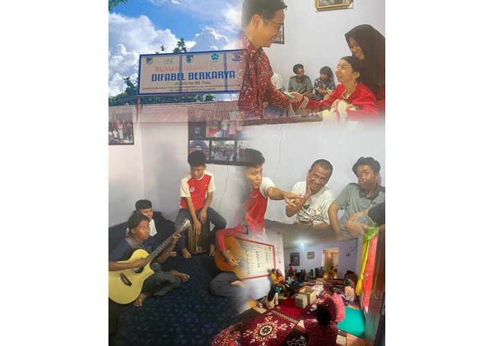 Berbagi Kasih, Swiss-Belhotel Silae Palu Kunjungi Panti Asuhan Difabel  