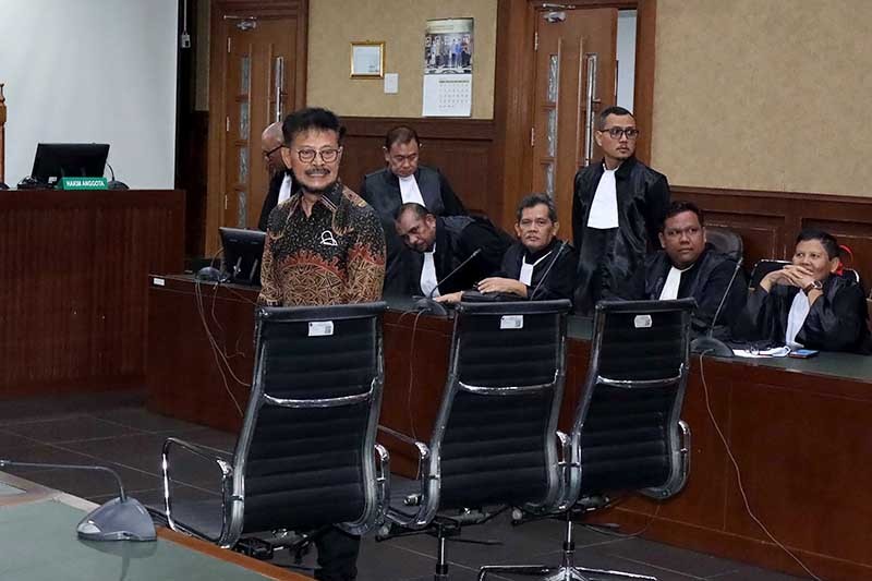 Ekspresi Syahrul Yasin Limpo Divonis 10 Tahun Penjara - Bagian 2