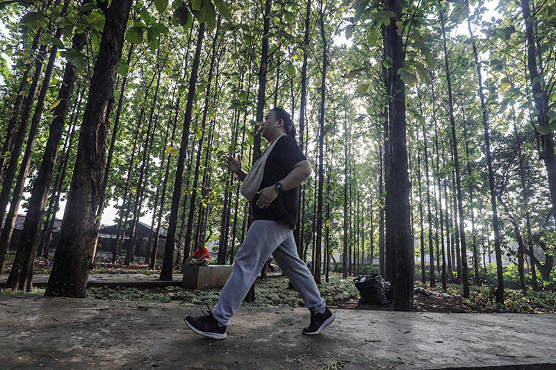 Wisata Akhir Pekan di RTH Ranggon Wijaya Kusuma  - Bagian 1