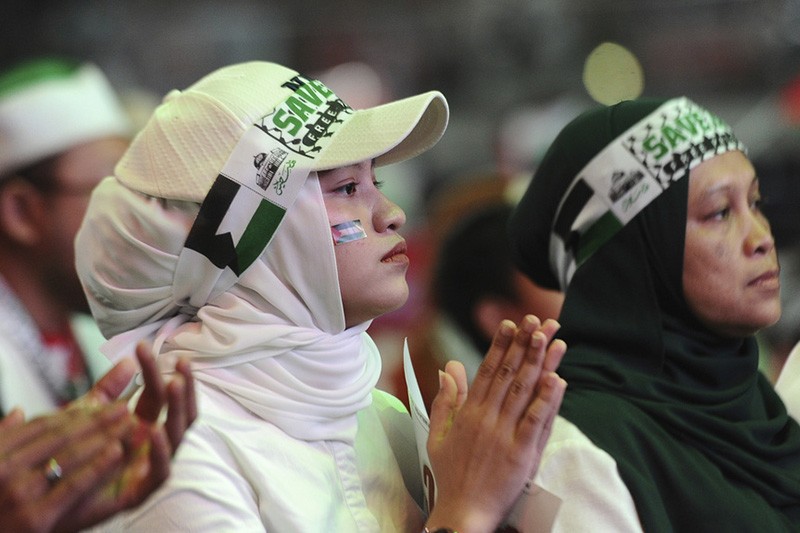 Ribuan Rakyat Malaysia Doa Bersama untuk Keselamatan Palestina - Bagian 3